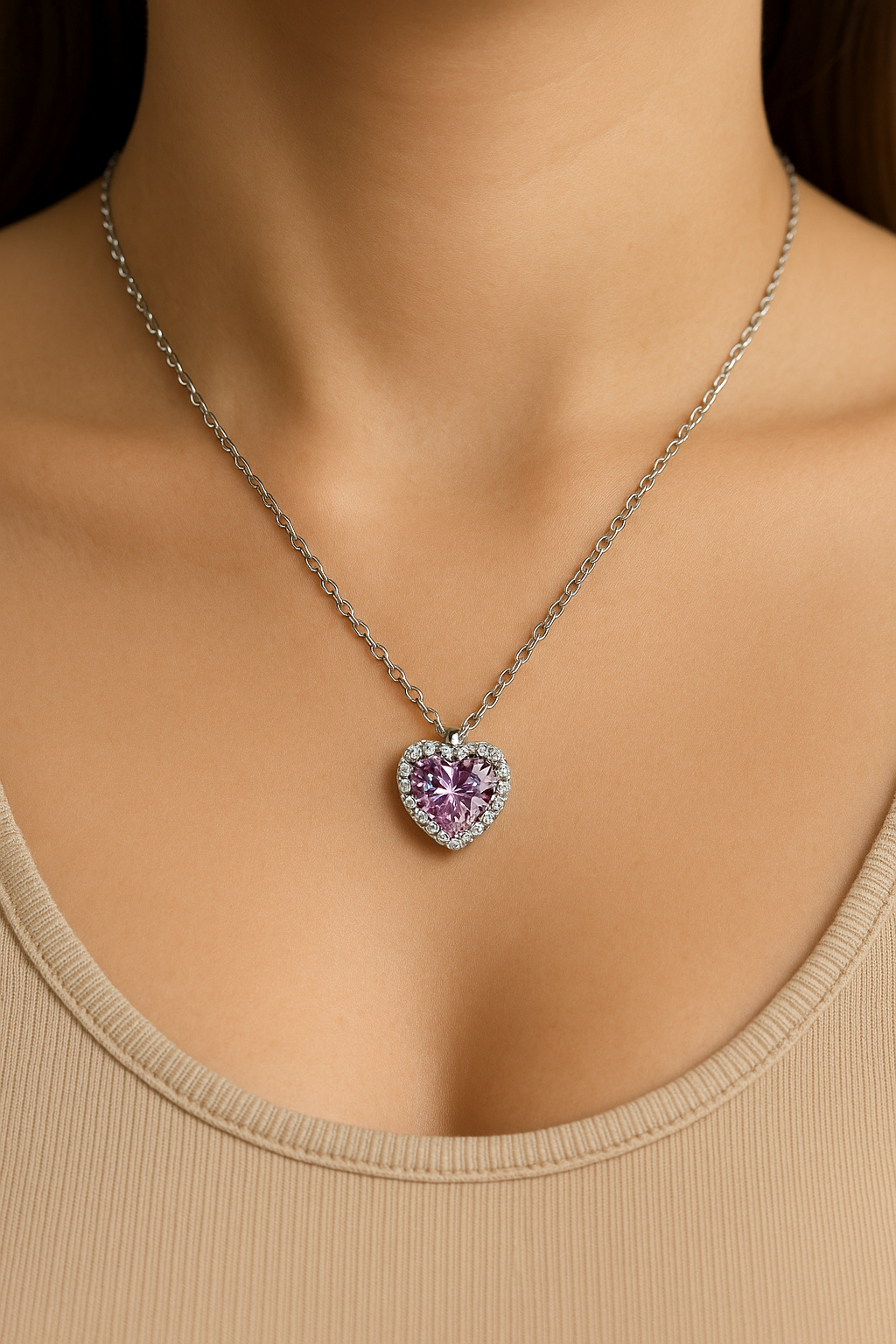 Collana Sophie Pink Sapphire