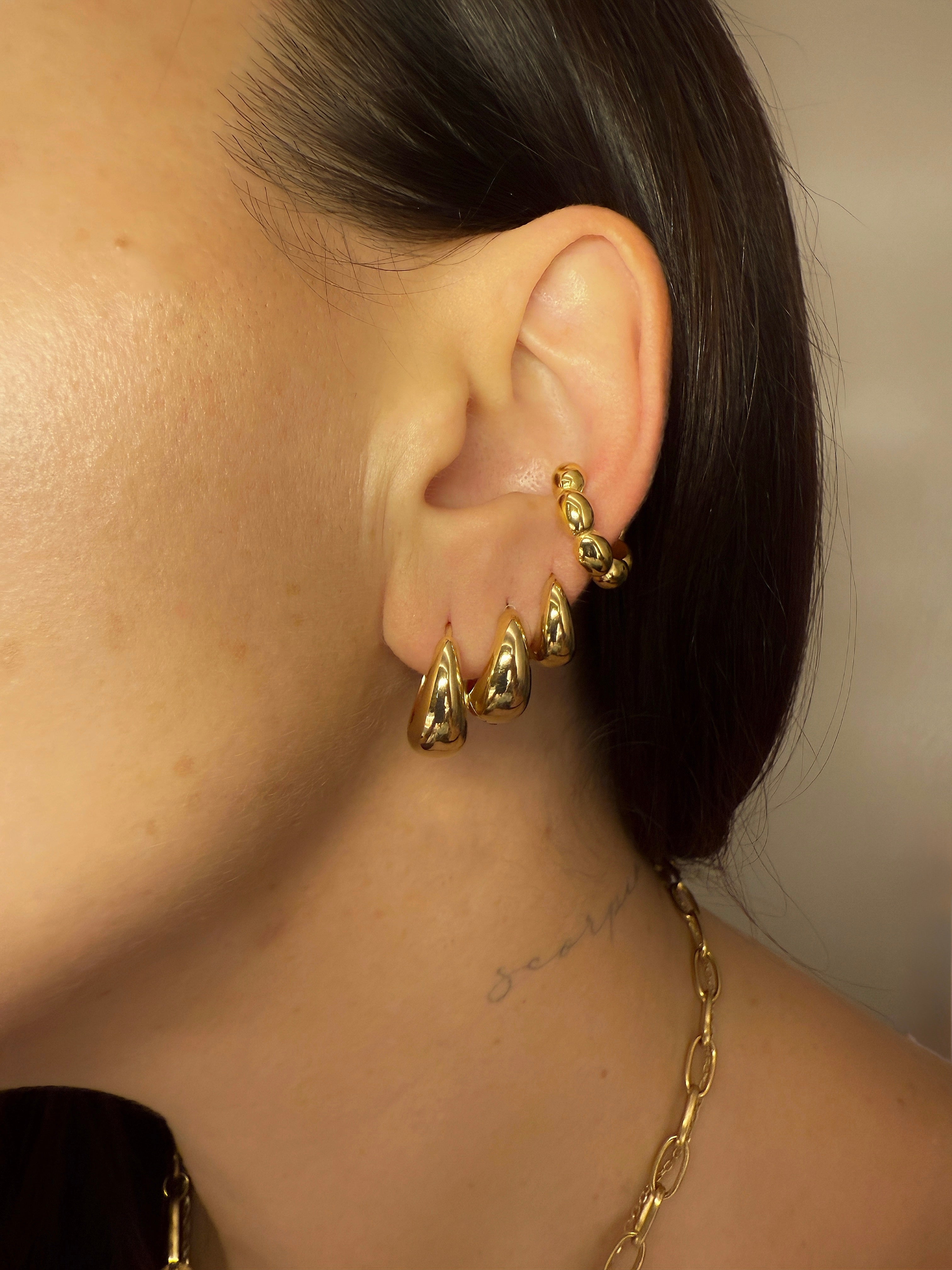 Orecchini Mini Hoops Bold