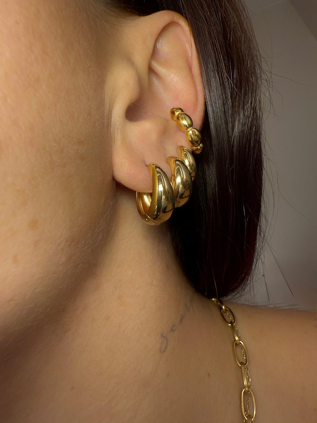 Orecchini Mini Hoops Bold