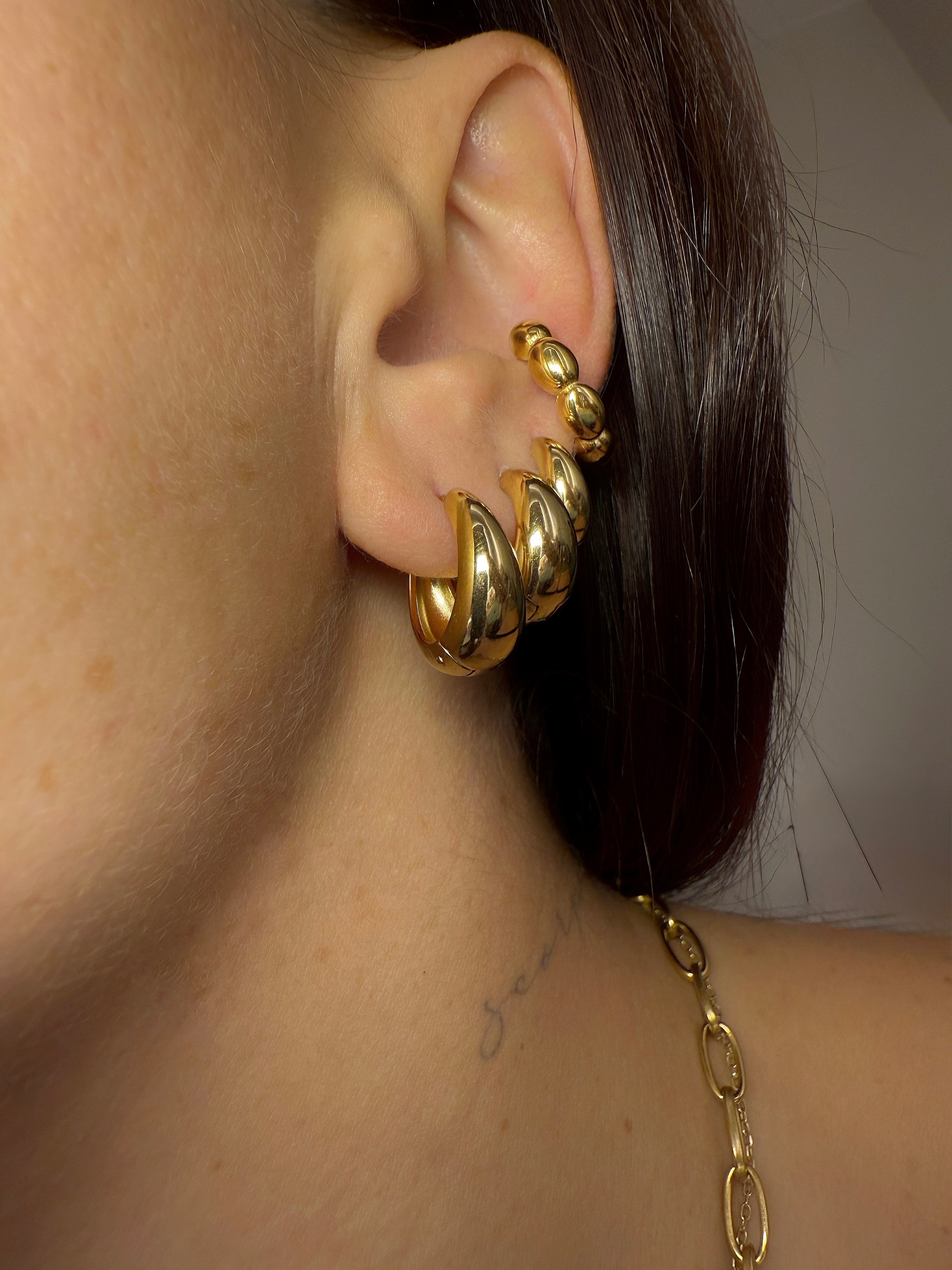 Orecchini Mini Hoops Bold