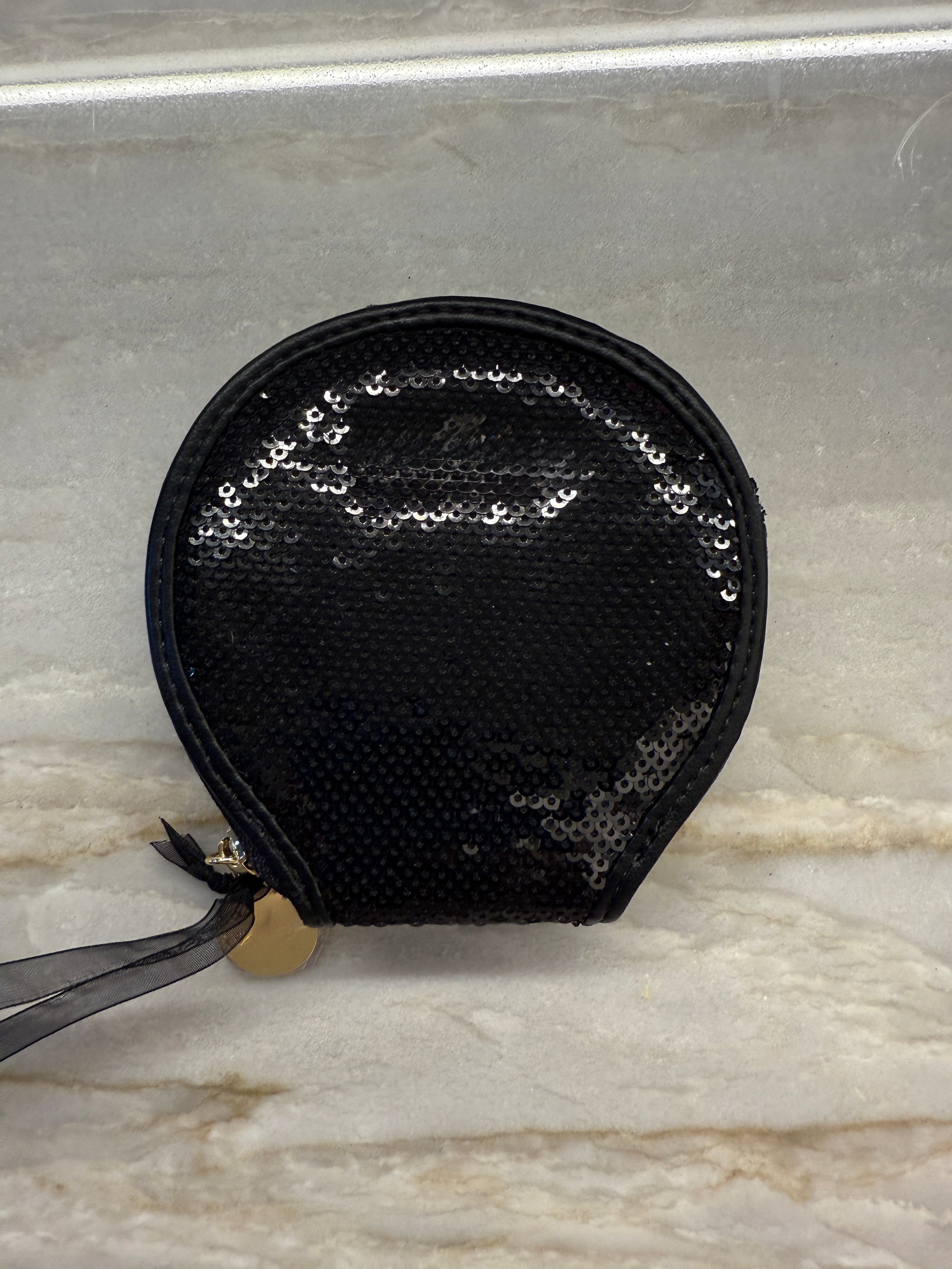 Portamonete Nero brillantinato