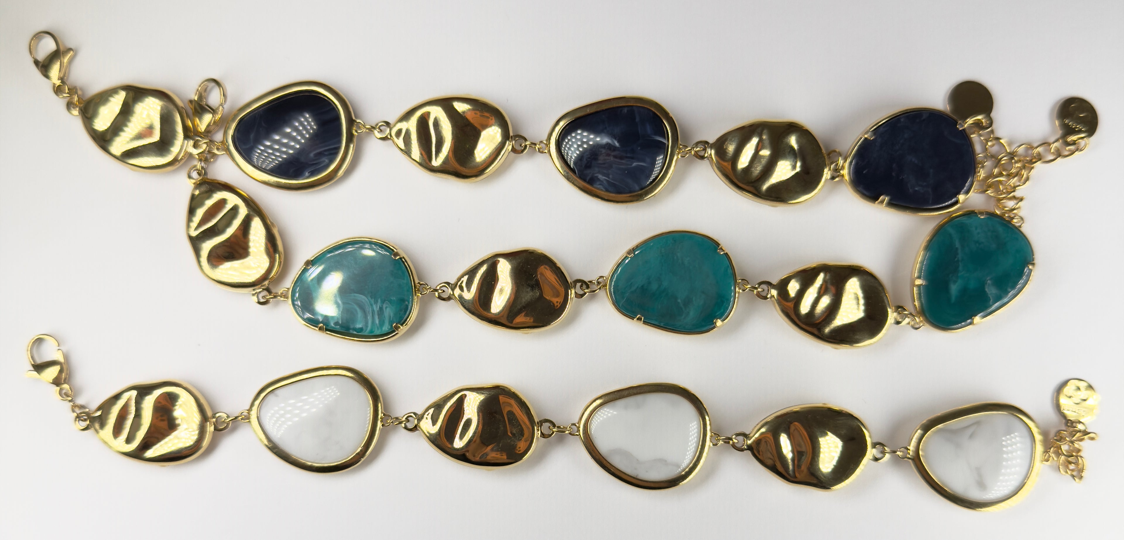 Bracciale con pietre colorate Boho