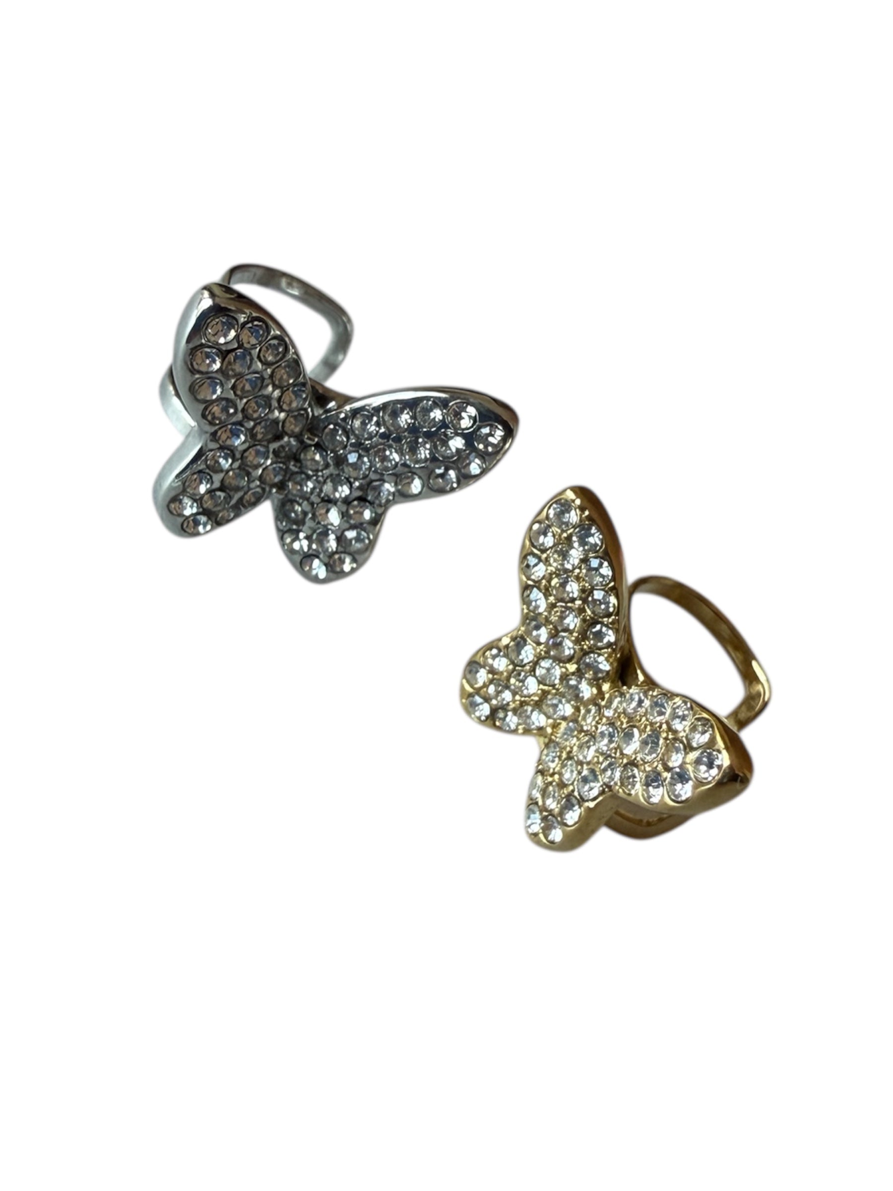 Cuff Farfalla Zirconi
