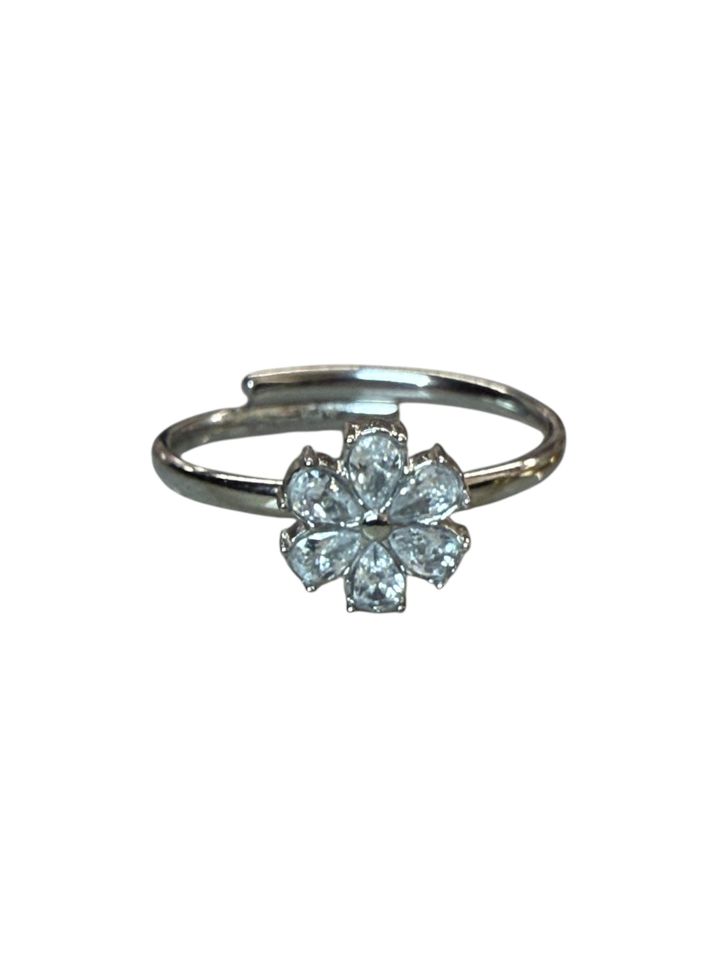 Anello Flower Zirconi