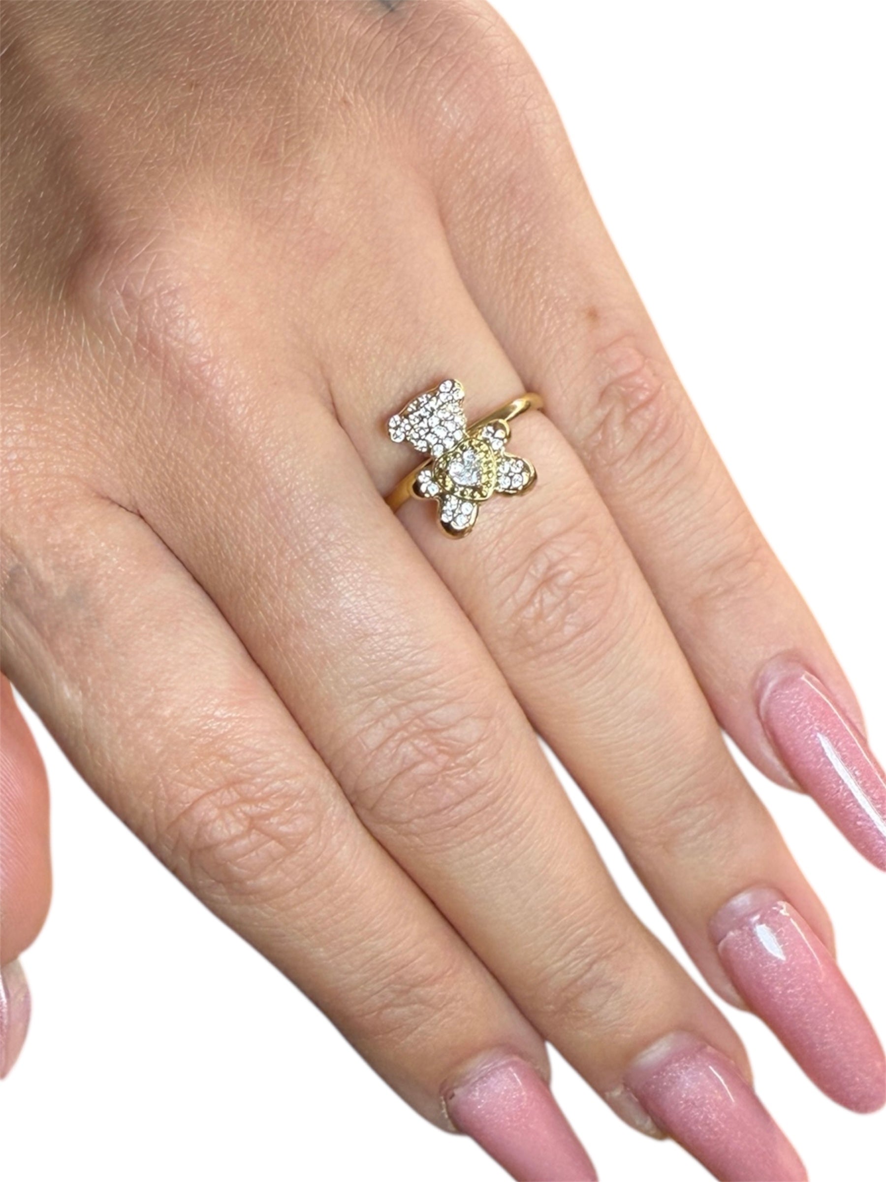 Anello Teddy Zirconi