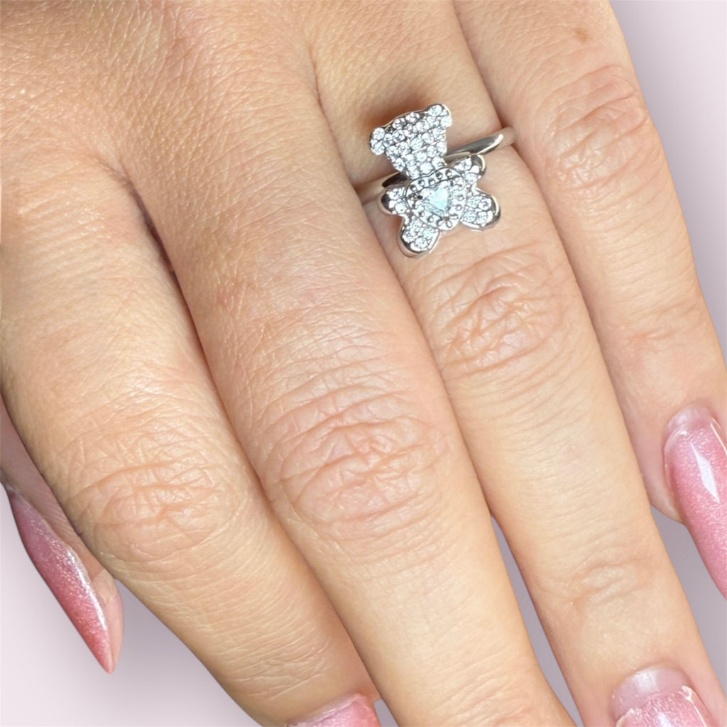 Anello Teddy Zirconi