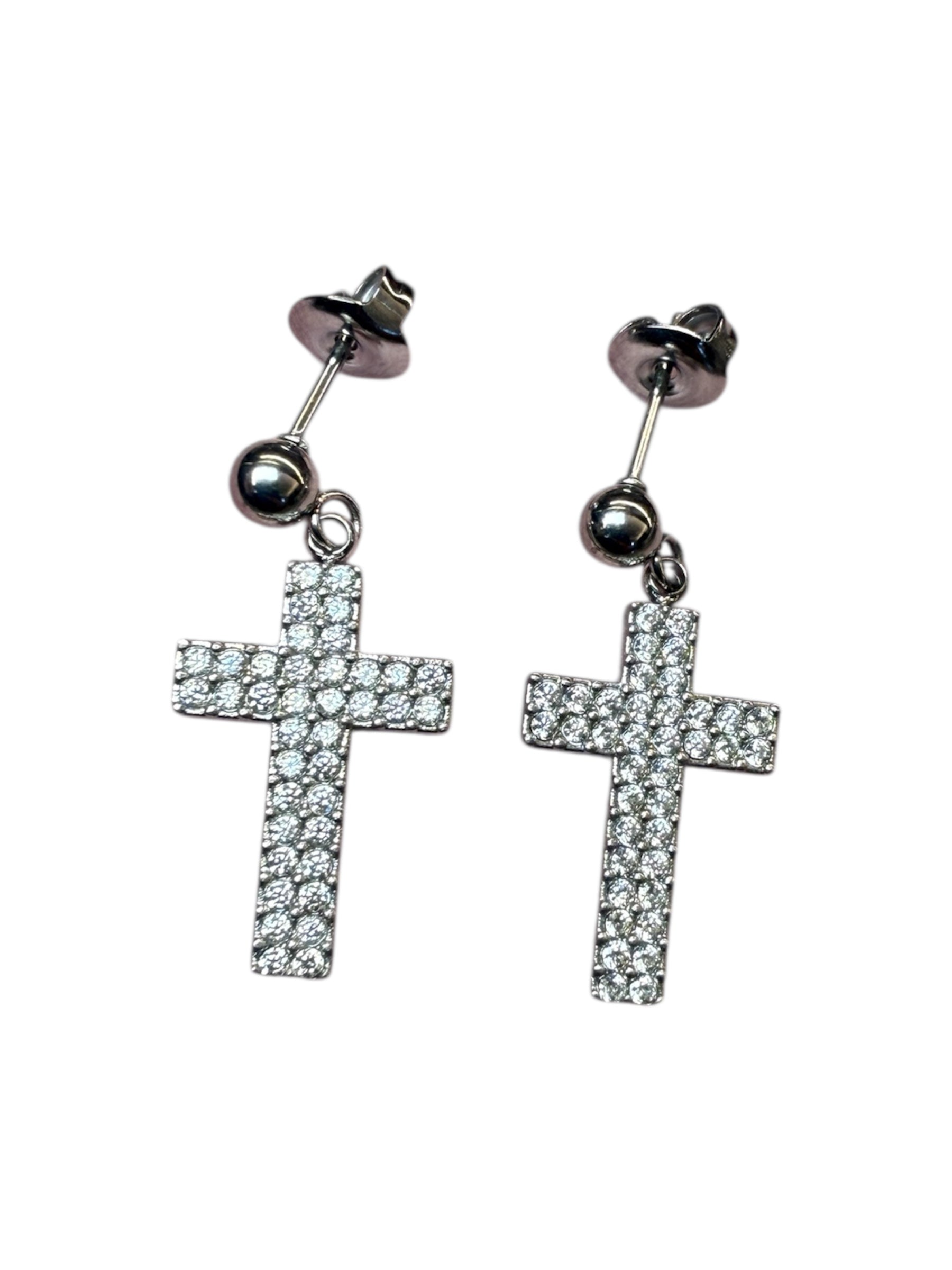 Orecchini Croci Zirconi