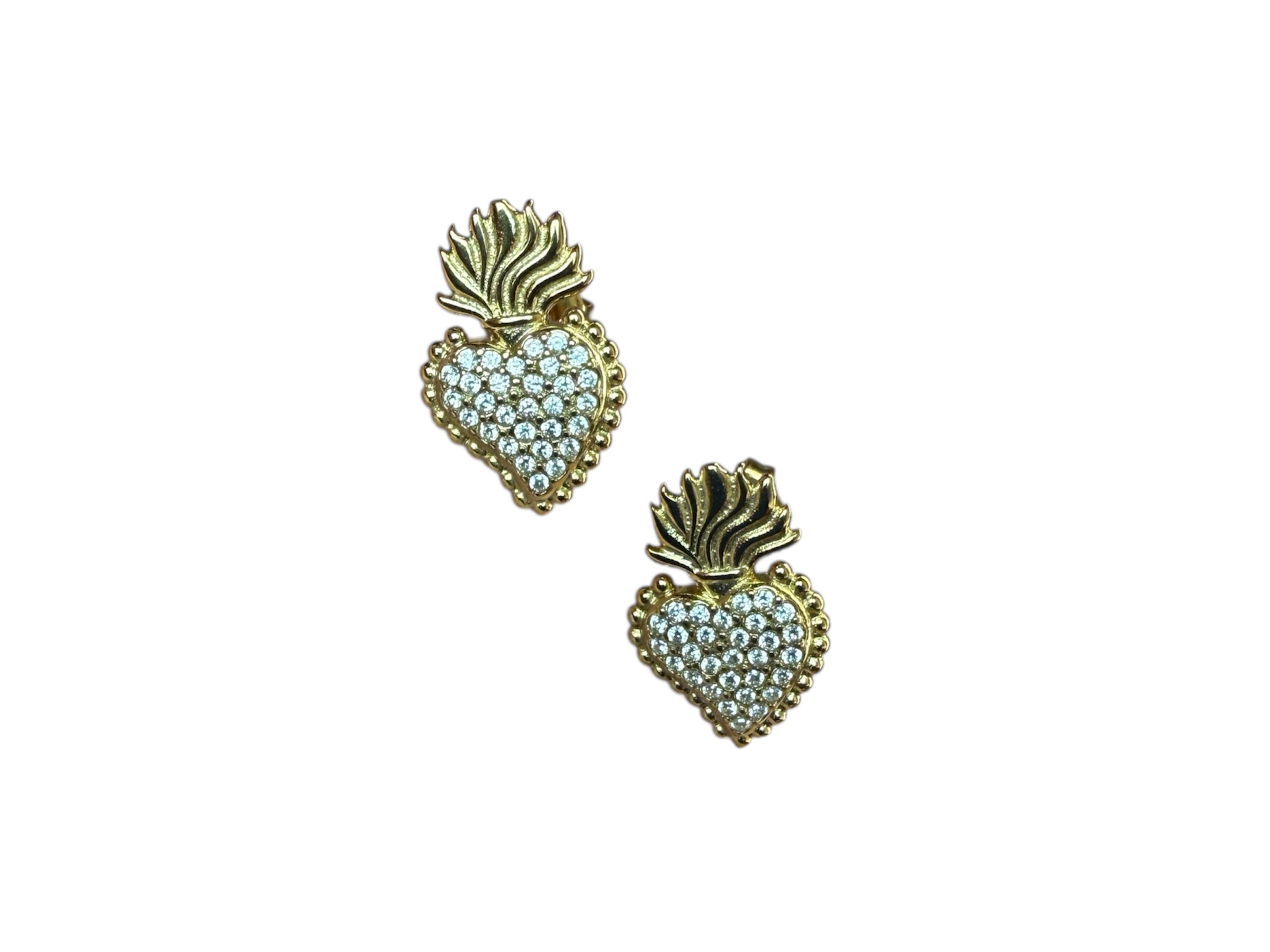 Orecchini Cuore Sacro