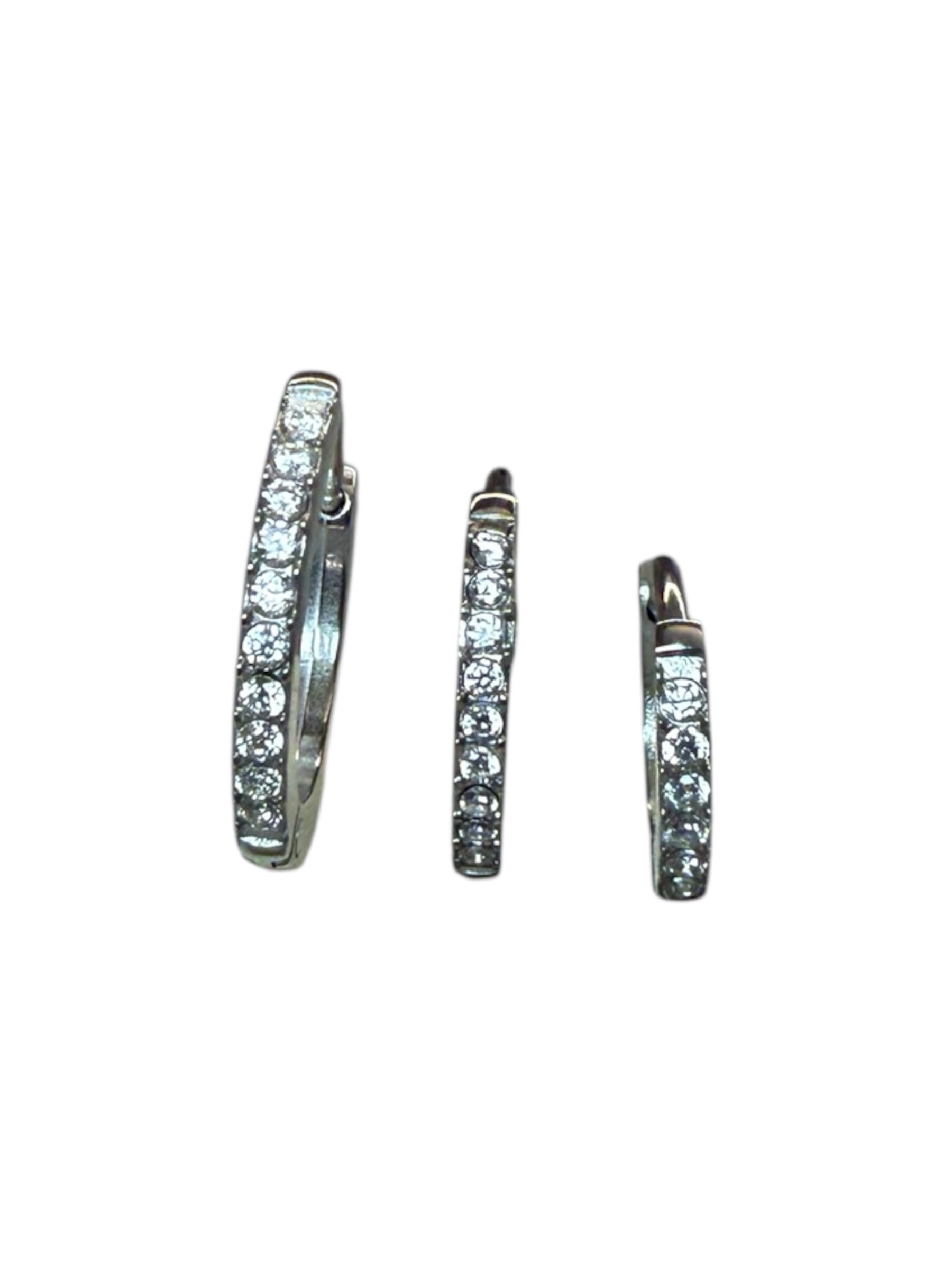 Orecchini Mini Hoops Zirconi