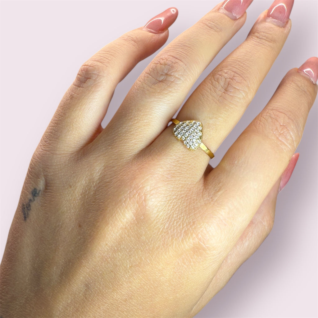Anello Heart Zirconi