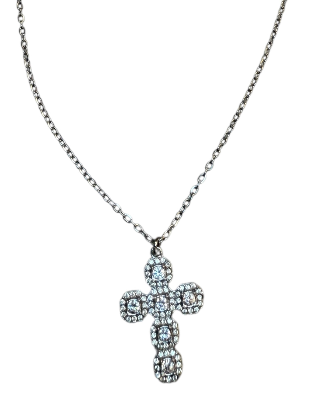 Collana Croce Zirconi